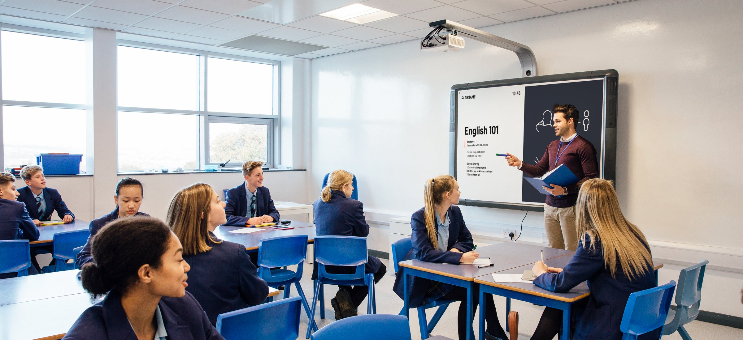 How digital signage with Airtame can promote safety and awareness in classrooms