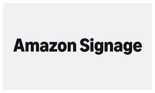 amazon signage